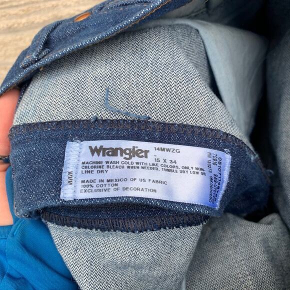 Vintage Wrangler women’s cowgirl wedgie mom jeans 15x34 NWT - Picture 4 of 6
